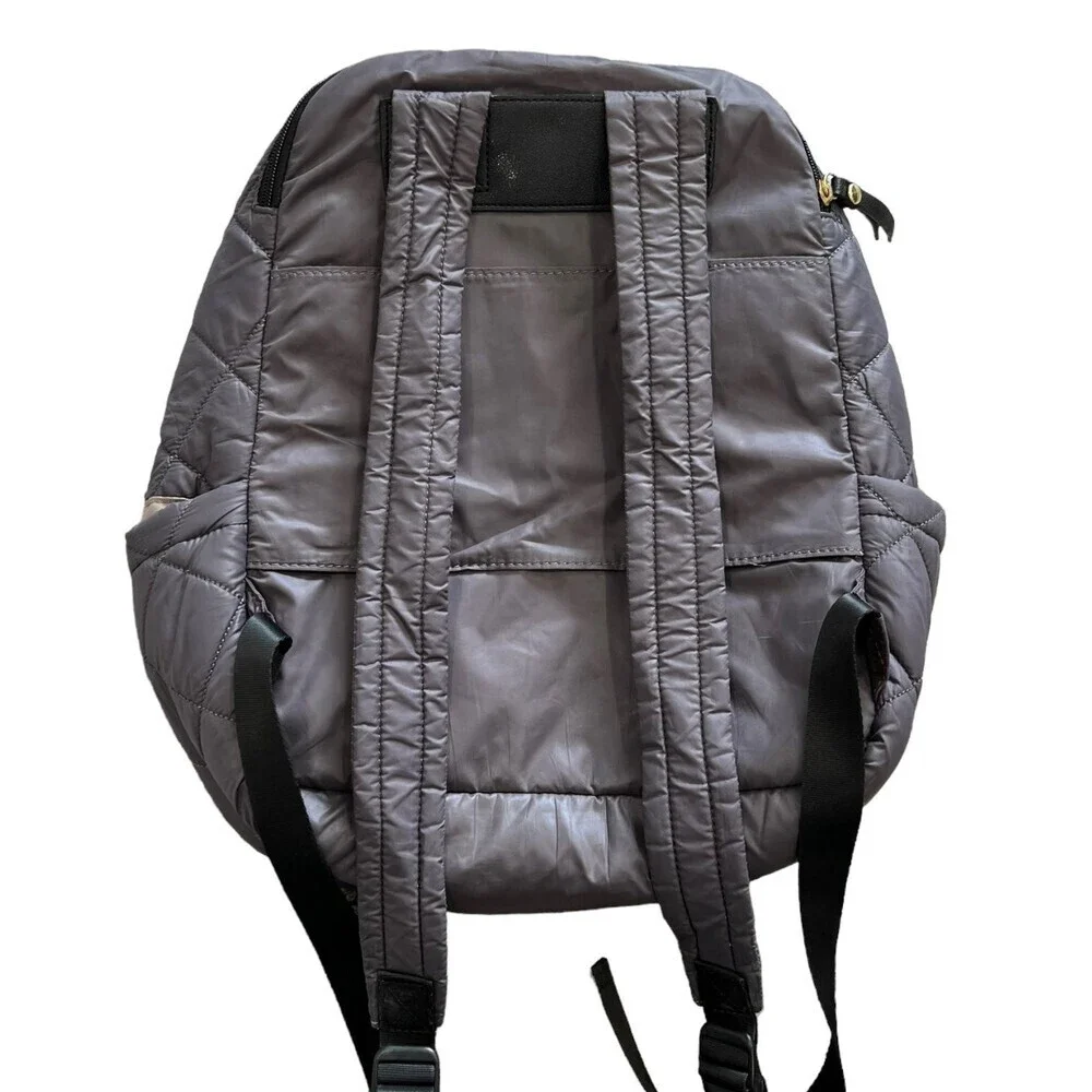 Tutilo Boost Gray Nylon Quilted Backpack